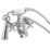 Bristan Colonial Chrome-Plated 260mm Deck Mounted Dual Control Manual Shower Mixer Tap