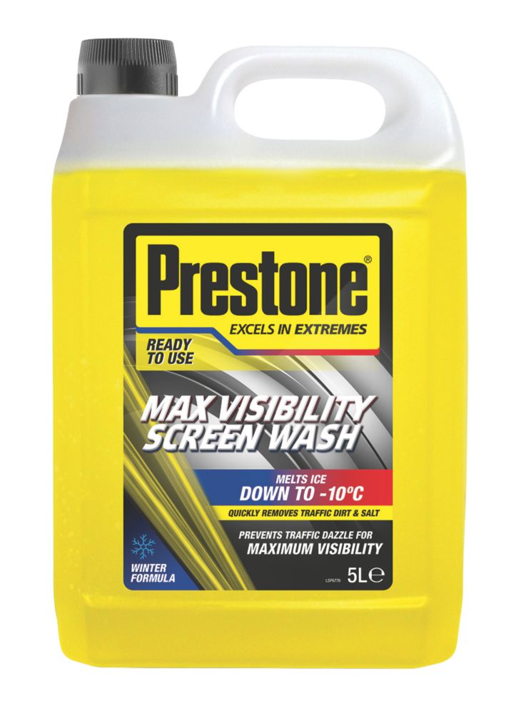 Prestone Windshield De-Icer: Ready To Use - Premixed, Windshield