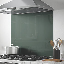 Laura Ashley  Metallic Fern Kitchen Splashback 900mm x 750mm x 6mm