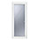 Crystal  Fully Glazed 1-Obscure Light LH White uPVC Back Door 2090mm x 890mm