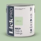 LickPro Max+ 2.5Ltr Green 13 Matt Emulsion  Paint