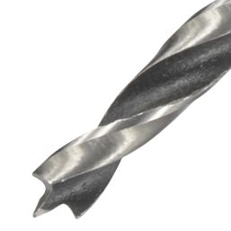 Titan  Hex Shank Double-Flute Brad Point Wood Drill Bit 3mm x 79mm