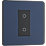 British General Evolve 1-Gang 2-Way LED Single Master Trailing Edge Touch Dimmer Switch  Blue with Black Inserts