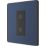 British General Evolve 1-Gang 2-Way LED Single Master Trailing Edge Touch Dimmer Switch  Blue with Black Inserts