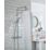 Bristan Buzz2 Rear-Fed Exposed Chrome Thermostatic Bar Mixer Shower with Adjustable Riser Kit & Diverter