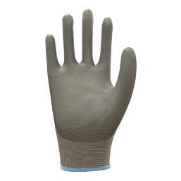 Site  PU Palm Touchscreen Gloves Grey Medium