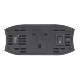 Ring Power Source 500W 15V to 230V Inverter Single Socket + Type A USB Charger