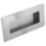 Eurospec Rectangular Flush Pull Handle 102mm Satin Stainless Steel