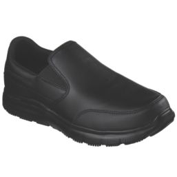 Skechers Flex Advantage SR Bronwood Size 13  Black  Slip-On Occupational Work Shoes