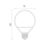 4lite WiZ E27 G95 RGBW LED Light Bulb 11W 1105lm