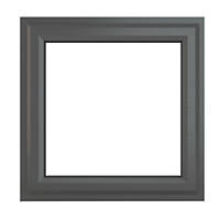 Crystal  Top Opening Double-Glazed Casement Anthracite Grey uPVC Window 610 x 610mm