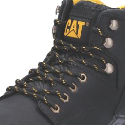 Cat work cheap boots black