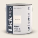LickPro Max+ 2.5Ltr White 06 Matt Emulsion  Paint