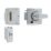 ERA 1830-37-1  Double Locking Night Latch Polished Chrome 40mm Backset