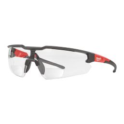 Milwaukee +1 Clear Lens Magnified Safety Glasses