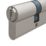 Smith & Locke  6-Pin Cylinder Lock 45-50 (95mm) Satin Nickel