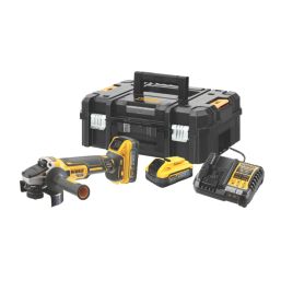 DeWalt DCG409H2T-GB 18V 2 x 5Ah Li-Ion PowerStack 4.92" Brushless Cordless Grinder