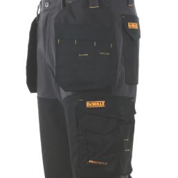 DEWALT Memphis Work Trousers Grey/Black 34" W 29" L