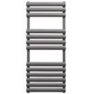 Towelrads 1200mm x 500mm 1828BTU Anthracite Flat Designer Towel Radiator