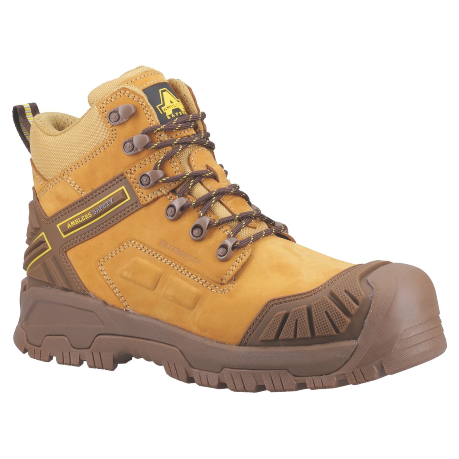 Amblers Ignite Size 8 Honey Waterproof Safety Boots (516TN)
