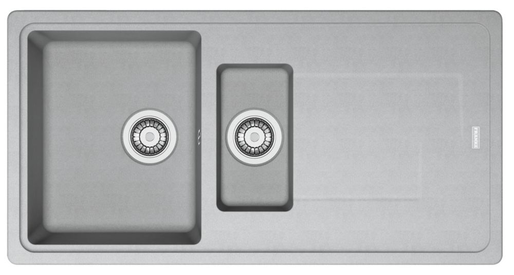 Refurb Franke Titan 1.5 Bowl Composite Kitchen Sink Urban Grey