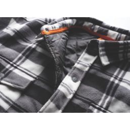 Scruffs  Padded Checked Shirt Black/White/Grey X Large 46" Chest