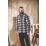 Scruffs  Padded Checked Shirt Black/White/Grey X Large 46" Chest