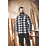 Scruffs  Padded Checked Shirt Black / White / Grey X Large 46" Chest