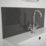 Laura Ashley Mr Jones Self-Adhesive Bathroom Splashback Gloss Metallic Charcoal 250mm x 600mm x 4mm