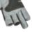 Site SWG312 3 Finger Performance Gloves Grey / Black / Gold Large