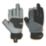 Site SWG312 3 Finger Performance Gloves Grey / Black / Gold Large