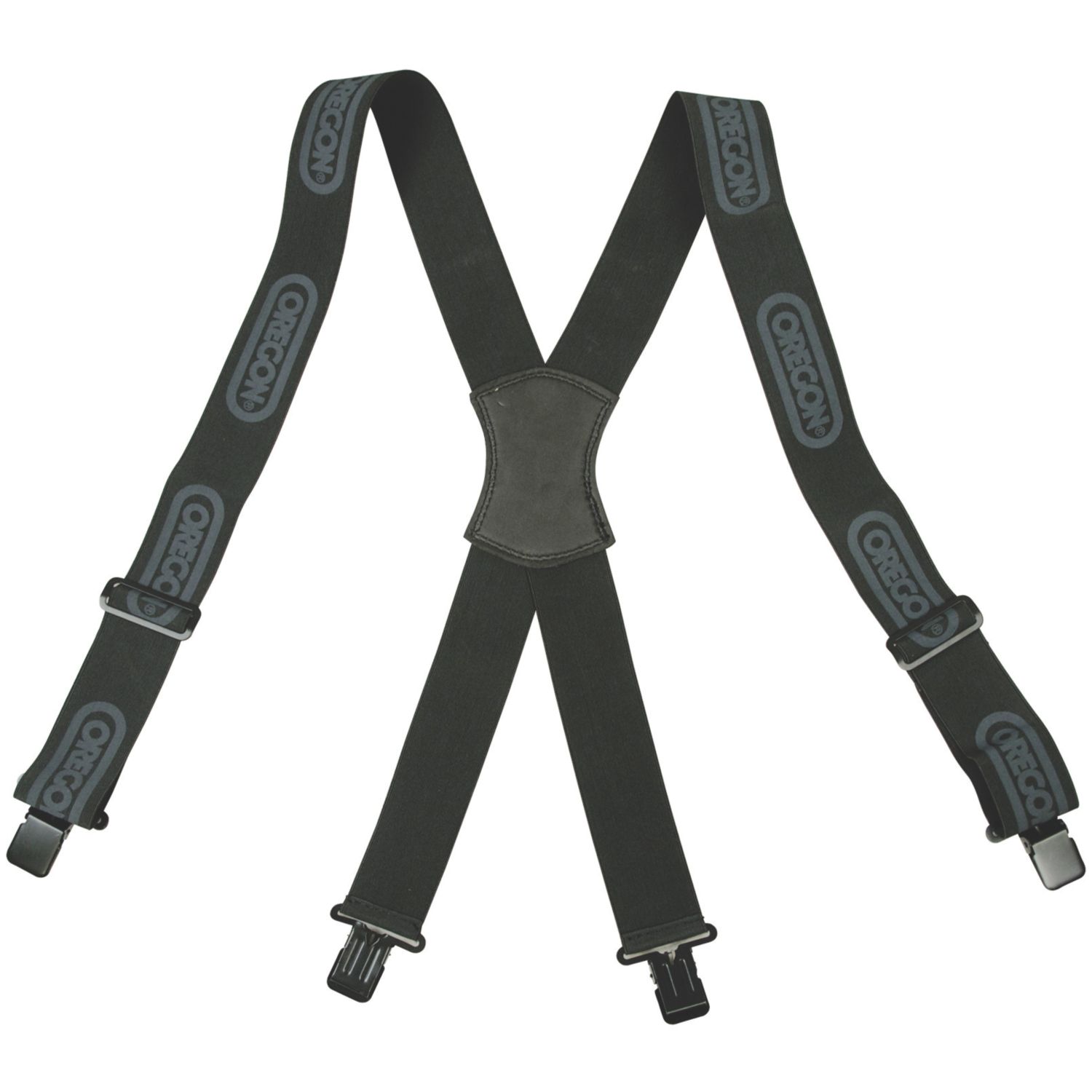 Oregon Logger Trouser Braces Black Metal Clip Attachment (5170X)