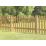 Forest Pale Picket  Fence Panels Golden Brown 6' x 3' Pack of 5