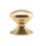 Carlisle Brass  Victorian Cupboard Knob Polished Brass 38mm