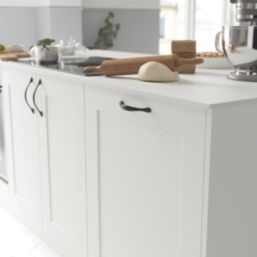 Essentials Chervil Bow Cabinet Handles Matt Black 158mm 2 Pieces