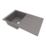 Swirl Erzen 1 Bowl  Grey Composite Sink 800mm x 500mm