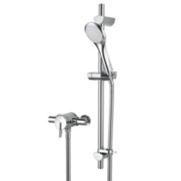 Refurb Bristan Sonique Rear-Fed Exposed Chrome Thermostatic Mixer Shower