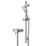 Refurb Bristan Sonique Rear-Fed Exposed Chrome Thermostatic Mixer Shower