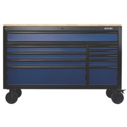 Bunker  10-Drawer Workbench Roller Tool Cabinet Blue