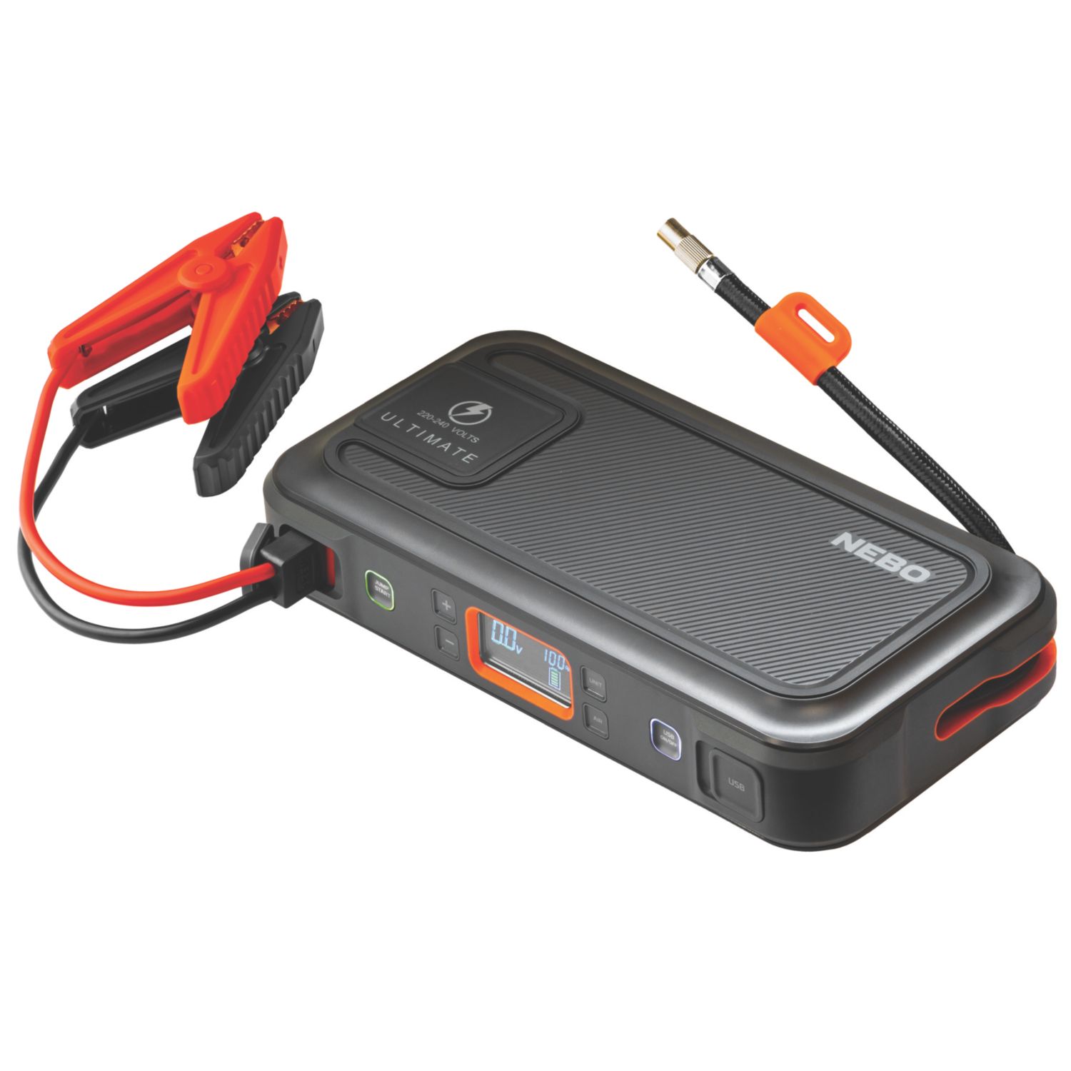 Nebo Ultimate 5.0Ah Li-Ion Jump Starter + Type A & C USB Charger (517CY)