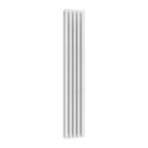 Reina Elips Double 1800mm x 300mm 3108BTU White Vertical Designer Radiator