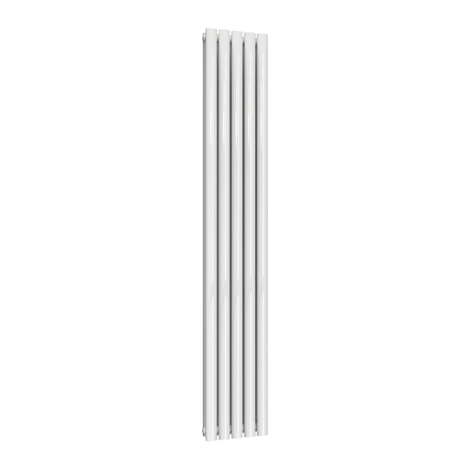 Reina Elips Double 1800mm x 300mm 3108BTU White Vertical Designer Radiator (517EE)