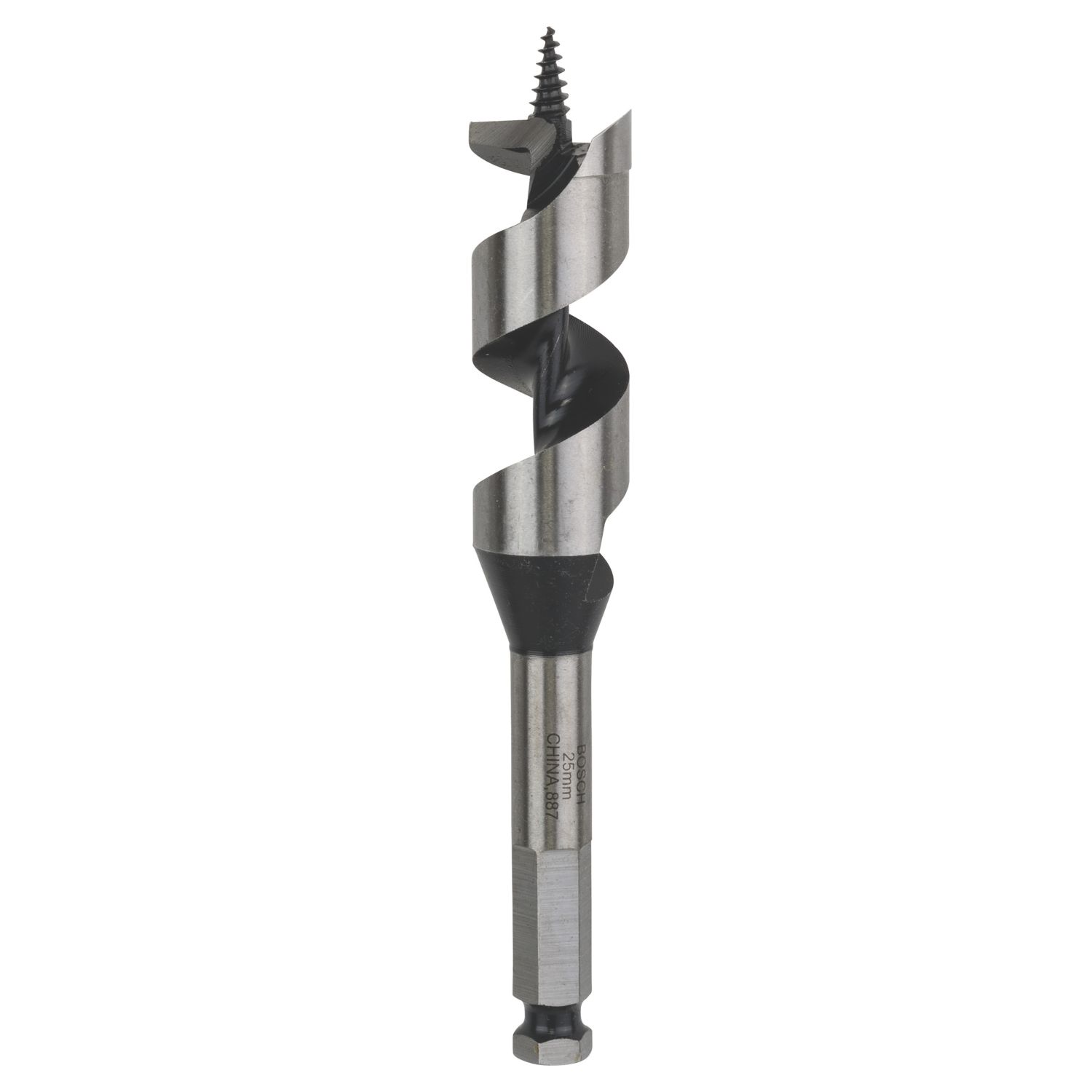 Bosch Spur Hex Shank Auger Wood Drill Bit 25mm x 160mm (517FW)