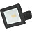 Luceco Essence Outdoor LED Floodlight with Ball Joint Black 10W 1050lm