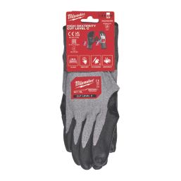 Milwaukee Hidex Cut Level C Gloves Grey X Large