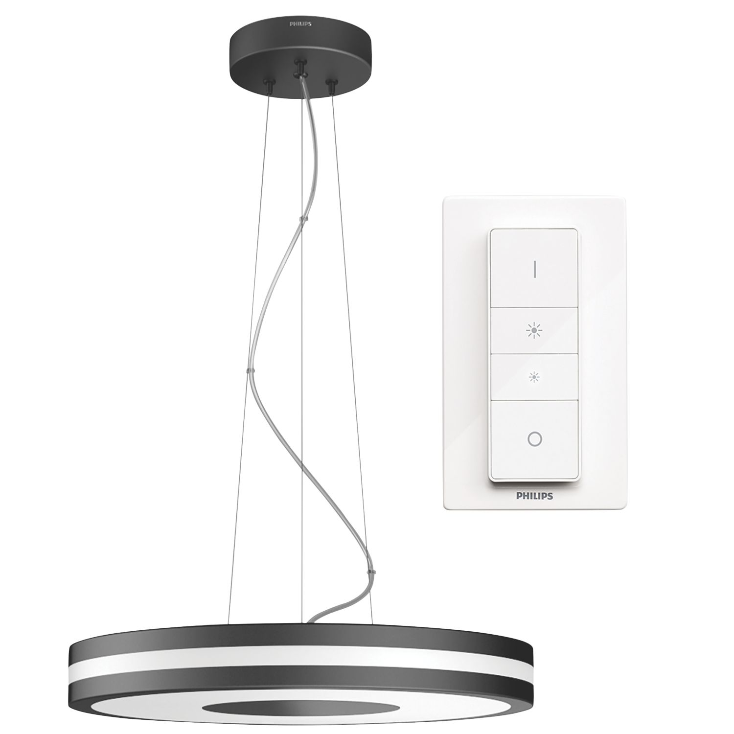 Philips Hue Being LED Ceiling Light Black 22.5W 2500lm (517RF)
