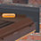 Corrapol-BT Rock n Lock Aluminium Wall Top Flashing Brown 165 x 90mm x 6m