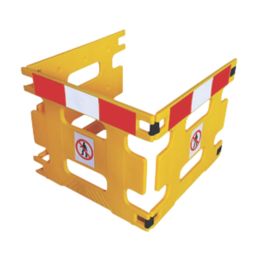 Addgards Handigard 3-Panel Barrier Yellow/Red/White 970mm