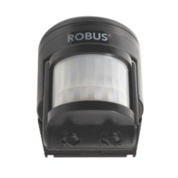 Robus Proton Indoor & Outdoor Black PIR Sensor 180°