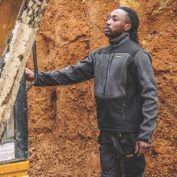 DEWALT Winslow Fleece Grey/Black Medium 43" Chest